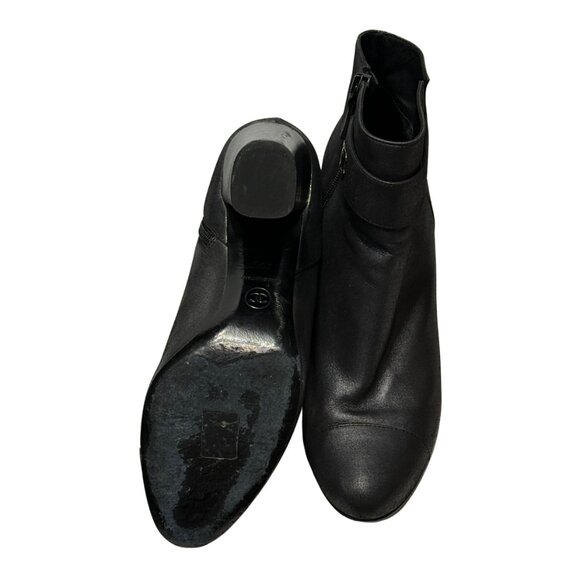 $1425 Chanel black silver 2011 short boots size 40.5/10 - Picture 4 of 5